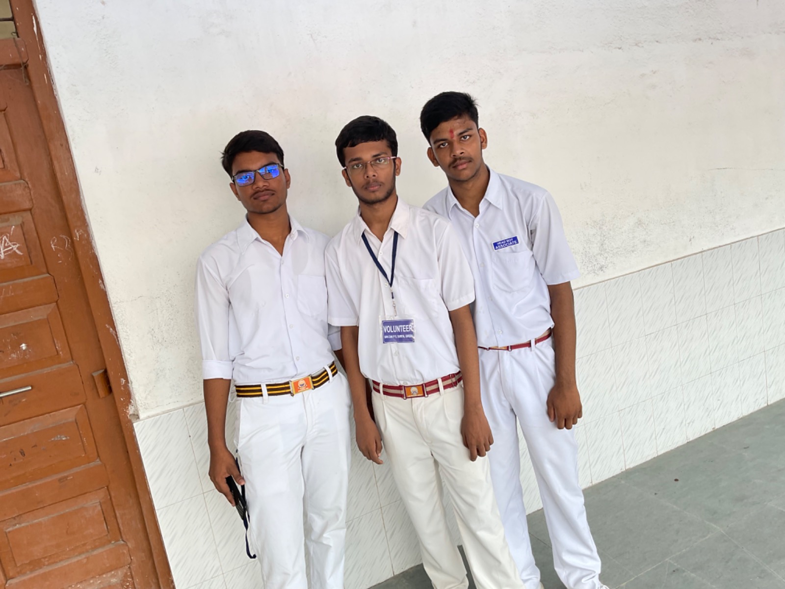 Divyam volunteering in event activity